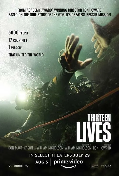 Thirteen Lives Movie Poster 4K Streaming